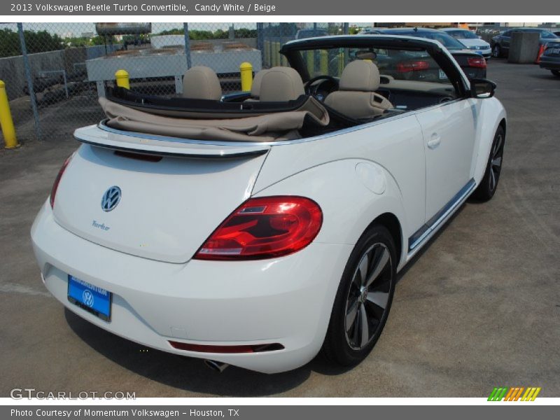 Candy White / Beige 2013 Volkswagen Beetle Turbo Convertible
