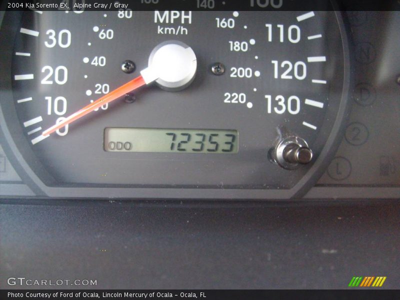 Alpine Gray / Gray 2004 Kia Sorento EX
