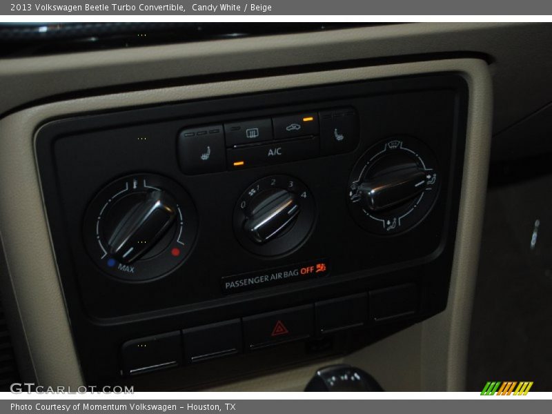 Candy White / Beige 2013 Volkswagen Beetle Turbo Convertible