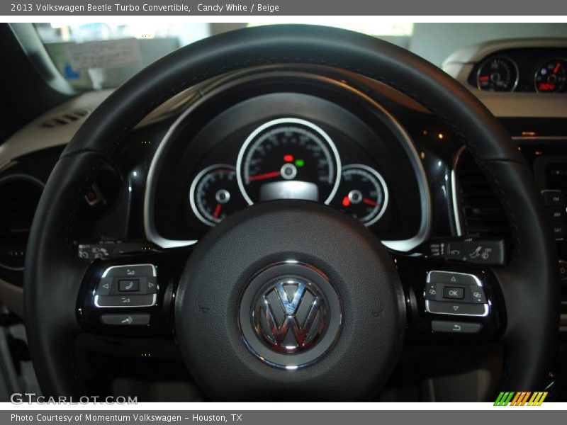 Candy White / Beige 2013 Volkswagen Beetle Turbo Convertible