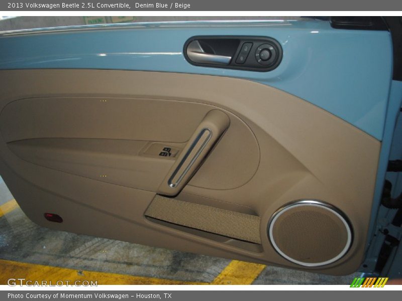 Denim Blue / Beige 2013 Volkswagen Beetle 2.5L Convertible