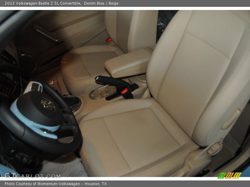 Denim Blue / Beige 2013 Volkswagen Beetle 2.5L Convertible