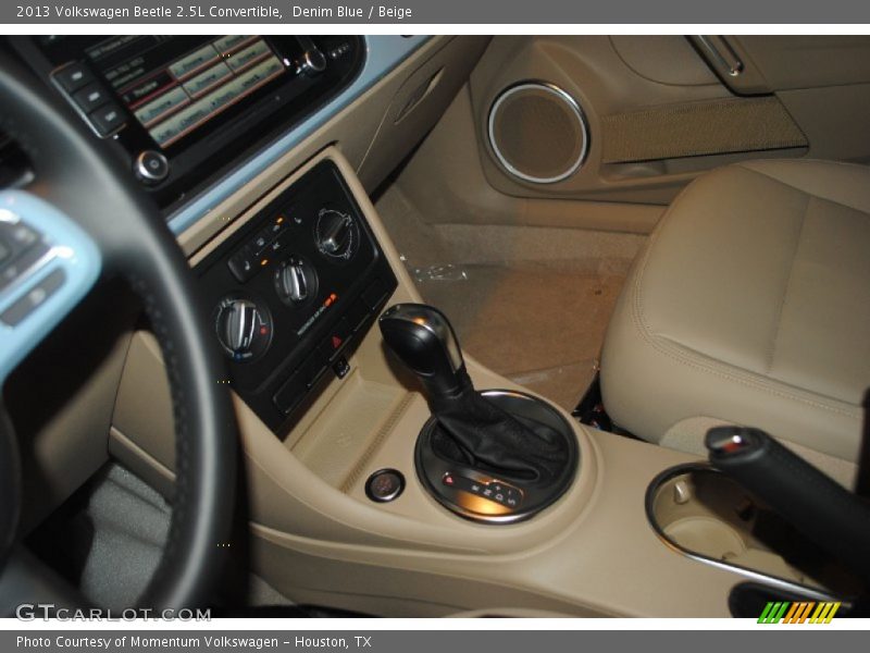 Denim Blue / Beige 2013 Volkswagen Beetle 2.5L Convertible