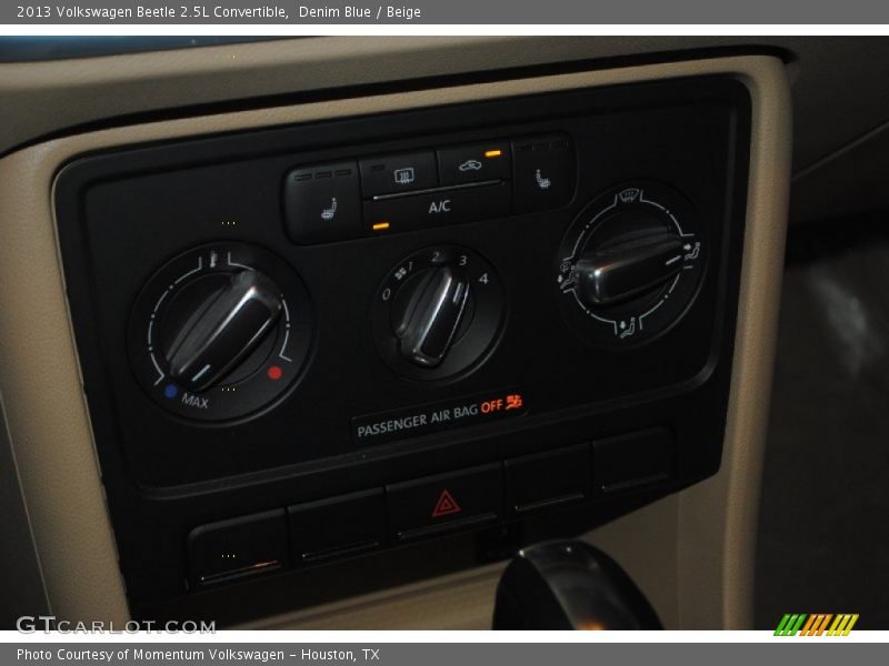 Denim Blue / Beige 2013 Volkswagen Beetle 2.5L Convertible