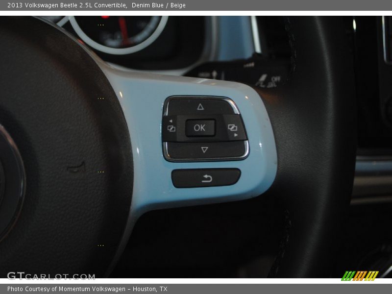 Denim Blue / Beige 2013 Volkswagen Beetle 2.5L Convertible