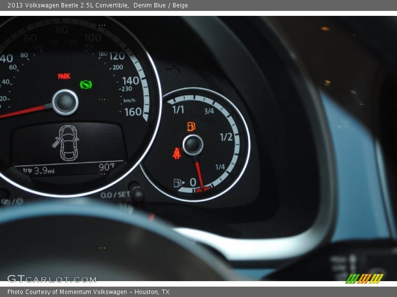 Denim Blue / Beige 2013 Volkswagen Beetle 2.5L Convertible