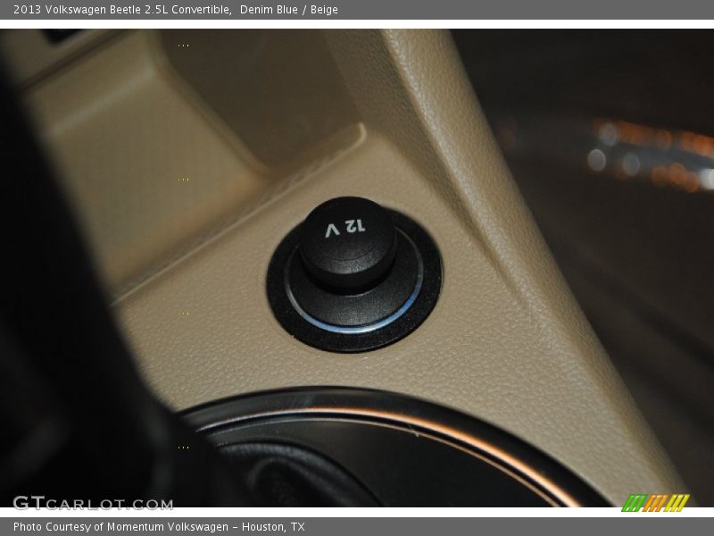 Denim Blue / Beige 2013 Volkswagen Beetle 2.5L Convertible
