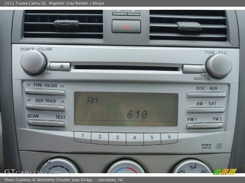 Magnetic Gray Metallic / Bisque 2011 Toyota Camry LE