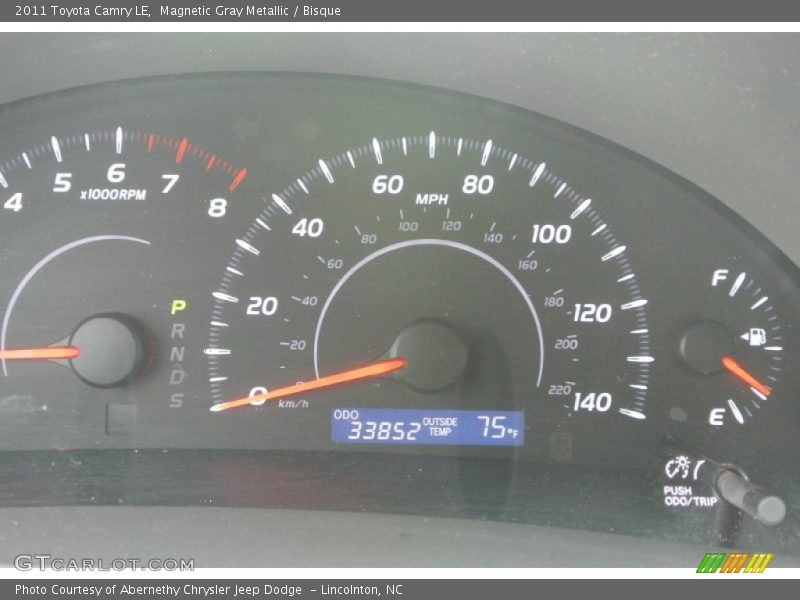 Magnetic Gray Metallic / Bisque 2011 Toyota Camry LE