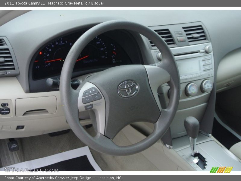 Magnetic Gray Metallic / Bisque 2011 Toyota Camry LE
