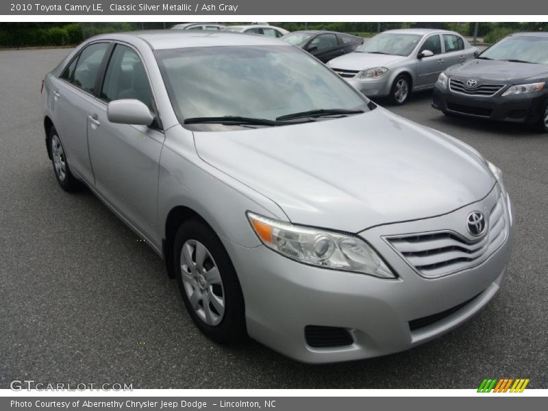 Classic Silver Metallic / Ash Gray 2010 Toyota Camry LE
