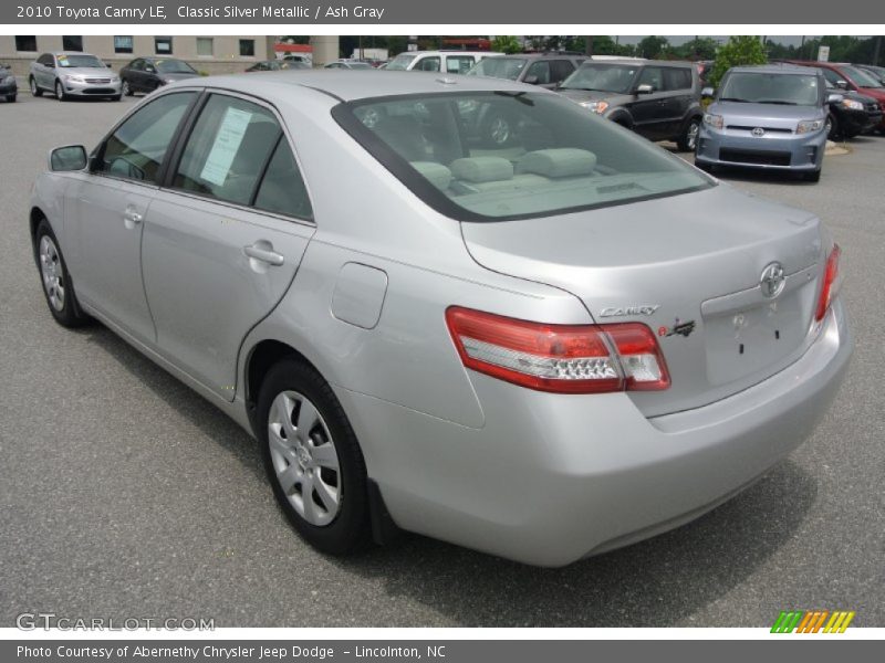 Classic Silver Metallic / Ash Gray 2010 Toyota Camry LE