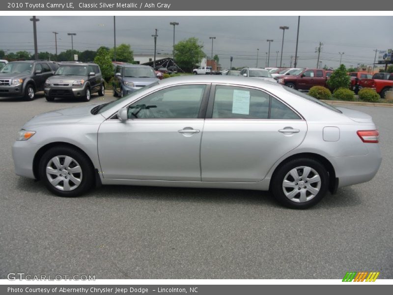 Classic Silver Metallic / Ash Gray 2010 Toyota Camry LE