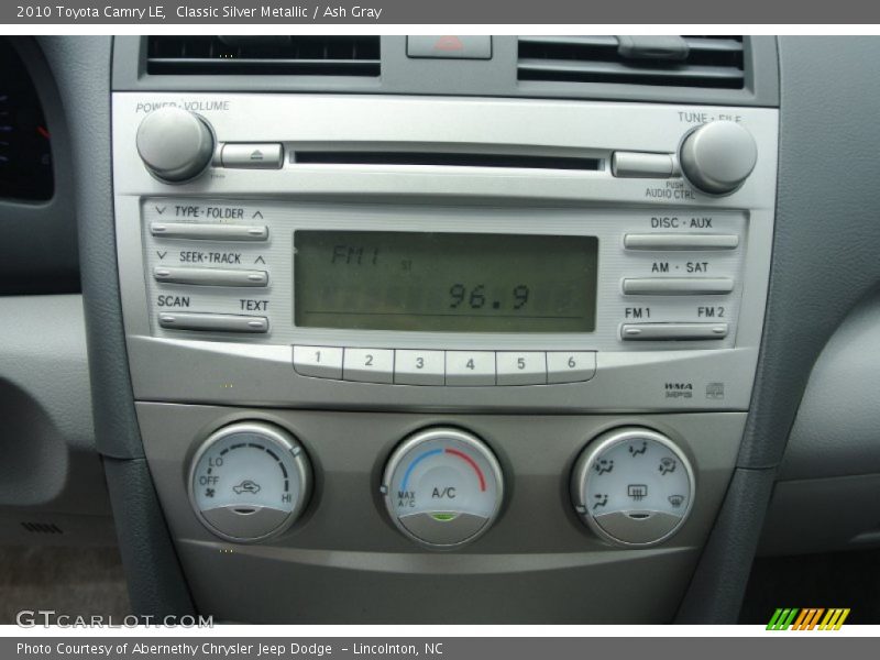 Classic Silver Metallic / Ash Gray 2010 Toyota Camry LE