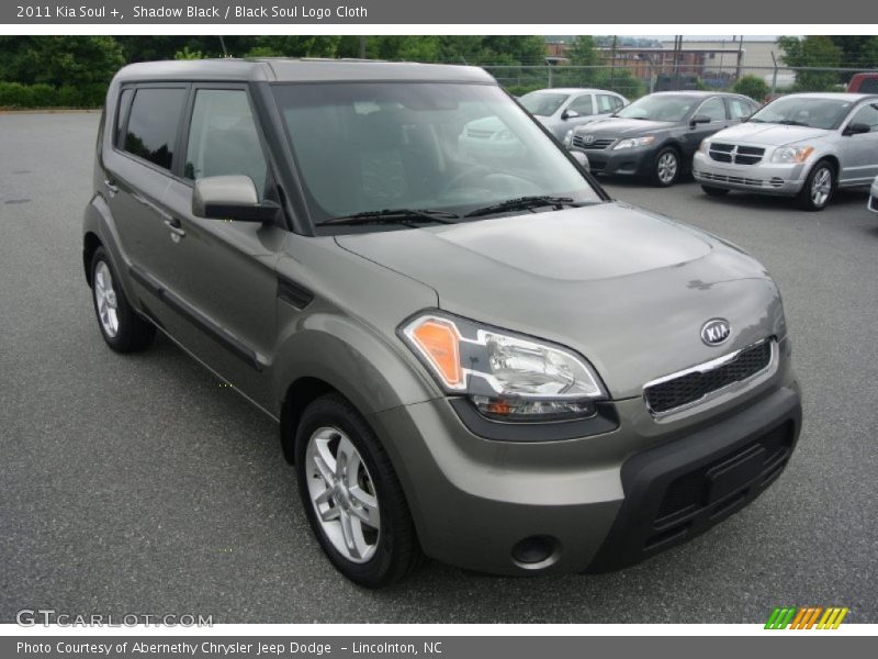 Shadow Black / Black Soul Logo Cloth 2011 Kia Soul +