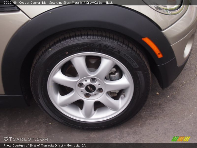 Sparkling Silver Metallic / Grey/Carbon Black 2010 Mini Cooper Convertible
