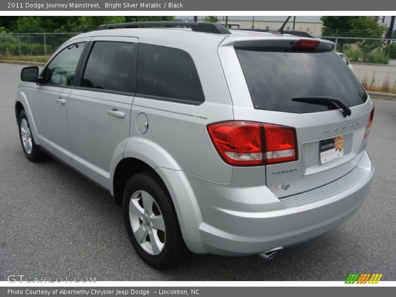 Bright Silver Metallic / Black 2011 Dodge Journey Mainstreet