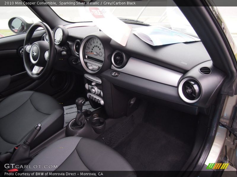 Sparkling Silver Metallic / Grey/Carbon Black 2010 Mini Cooper Convertible