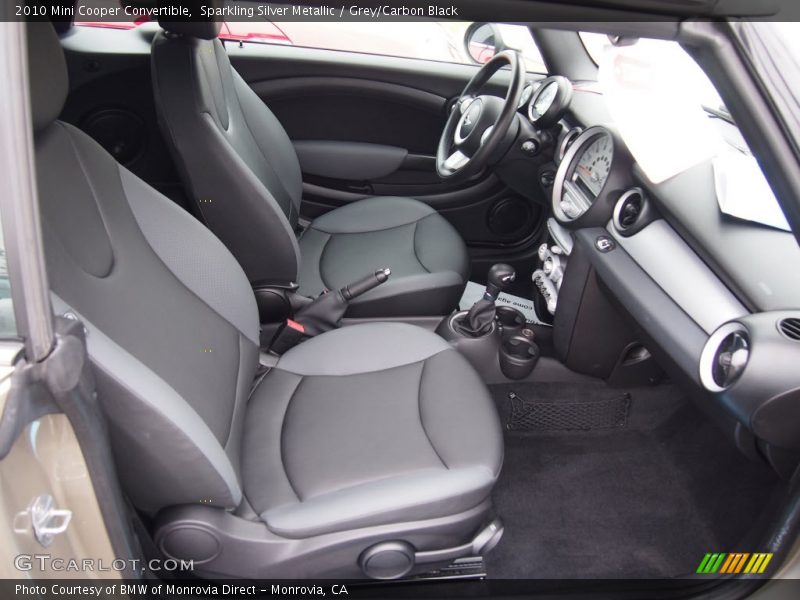 Sparkling Silver Metallic / Grey/Carbon Black 2010 Mini Cooper Convertible