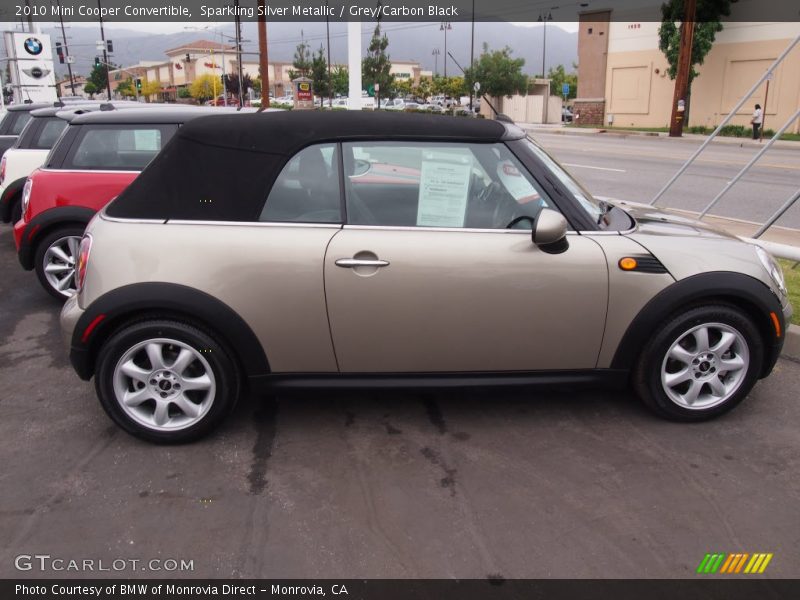 Sparkling Silver Metallic / Grey/Carbon Black 2010 Mini Cooper Convertible