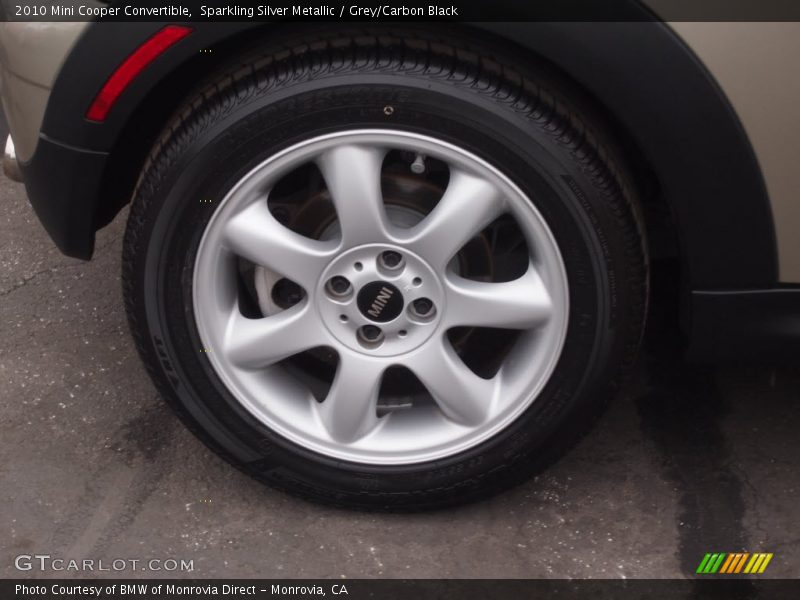 Sparkling Silver Metallic / Grey/Carbon Black 2010 Mini Cooper Convertible