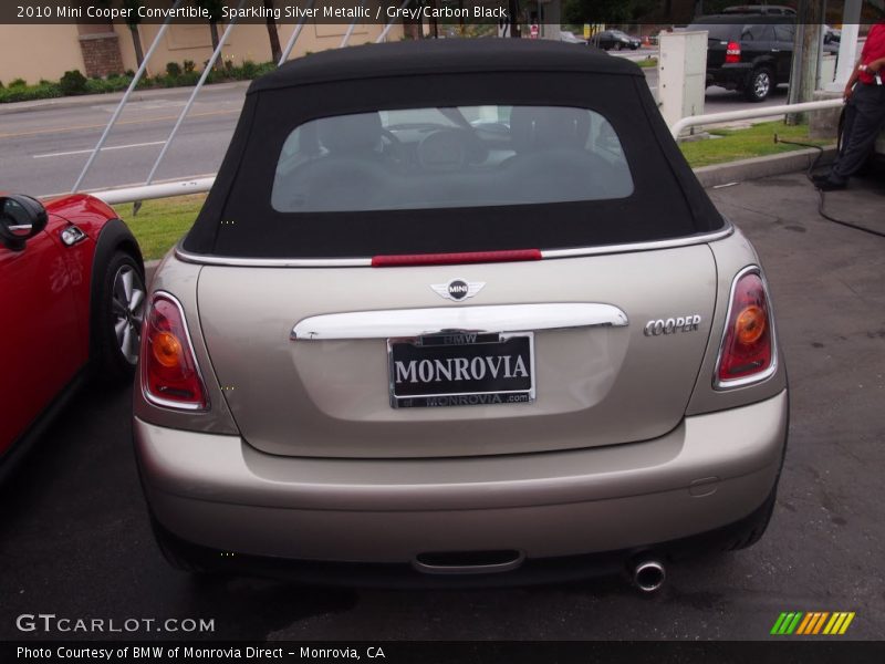 Sparkling Silver Metallic / Grey/Carbon Black 2010 Mini Cooper Convertible