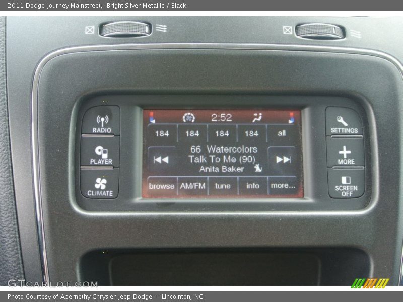 Bright Silver Metallic / Black 2011 Dodge Journey Mainstreet