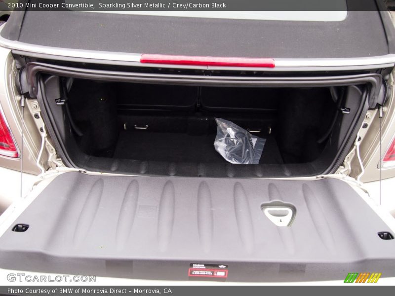 Sparkling Silver Metallic / Grey/Carbon Black 2010 Mini Cooper Convertible