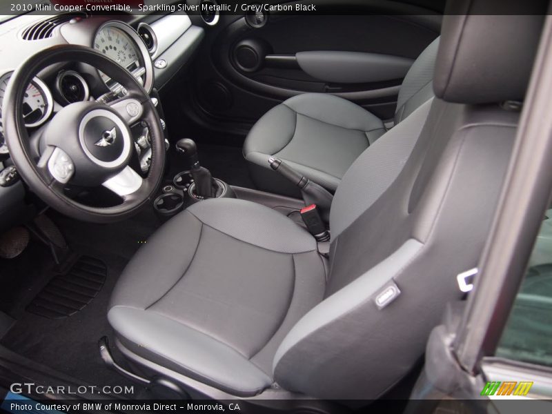 Sparkling Silver Metallic / Grey/Carbon Black 2010 Mini Cooper Convertible