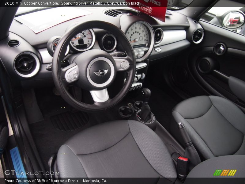 Sparkling Silver Metallic / Grey/Carbon Black 2010 Mini Cooper Convertible
