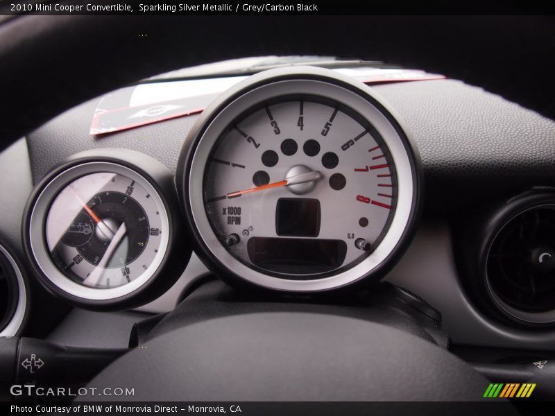 Sparkling Silver Metallic / Grey/Carbon Black 2010 Mini Cooper Convertible