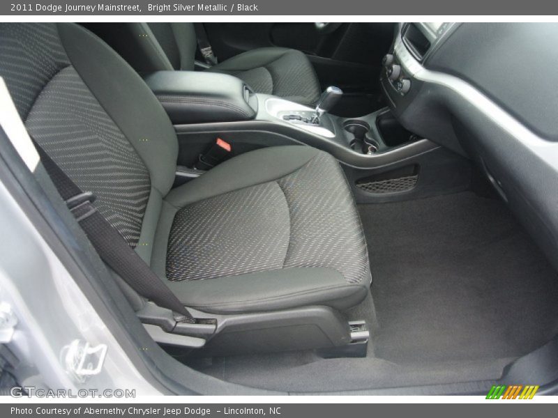 Bright Silver Metallic / Black 2011 Dodge Journey Mainstreet