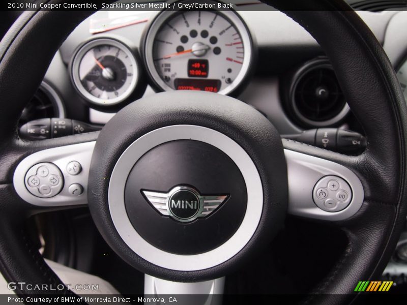 Sparkling Silver Metallic / Grey/Carbon Black 2010 Mini Cooper Convertible