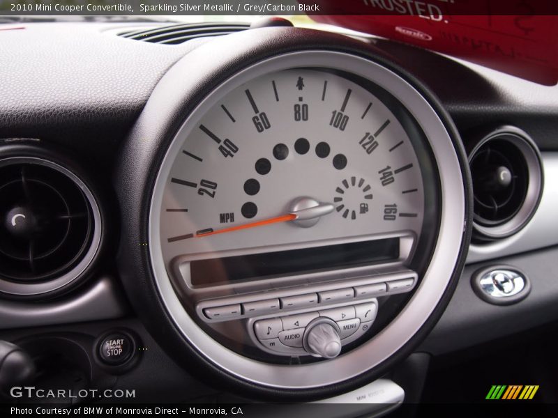 Sparkling Silver Metallic / Grey/Carbon Black 2010 Mini Cooper Convertible