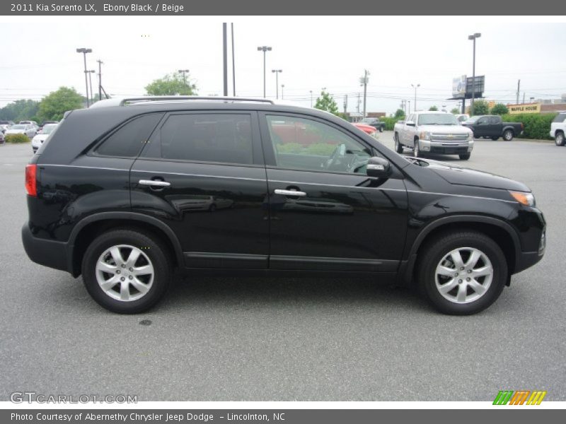 Ebony Black / Beige 2011 Kia Sorento LX