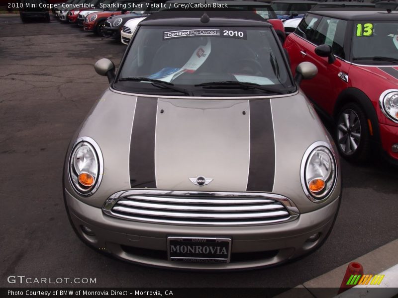Sparkling Silver Metallic / Grey/Carbon Black 2010 Mini Cooper Convertible