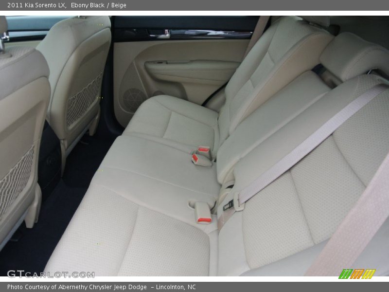 Ebony Black / Beige 2011 Kia Sorento LX