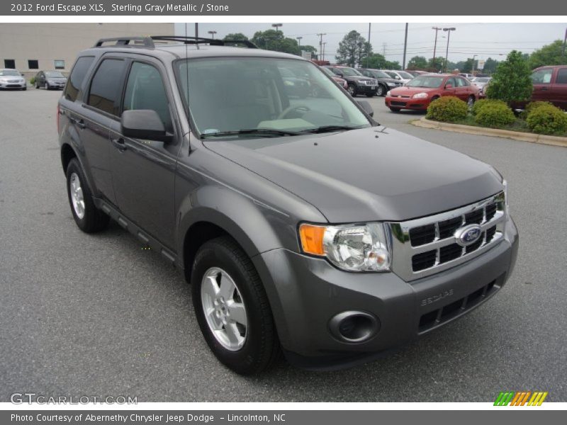Sterling Gray Metallic / Stone 2012 Ford Escape XLS
