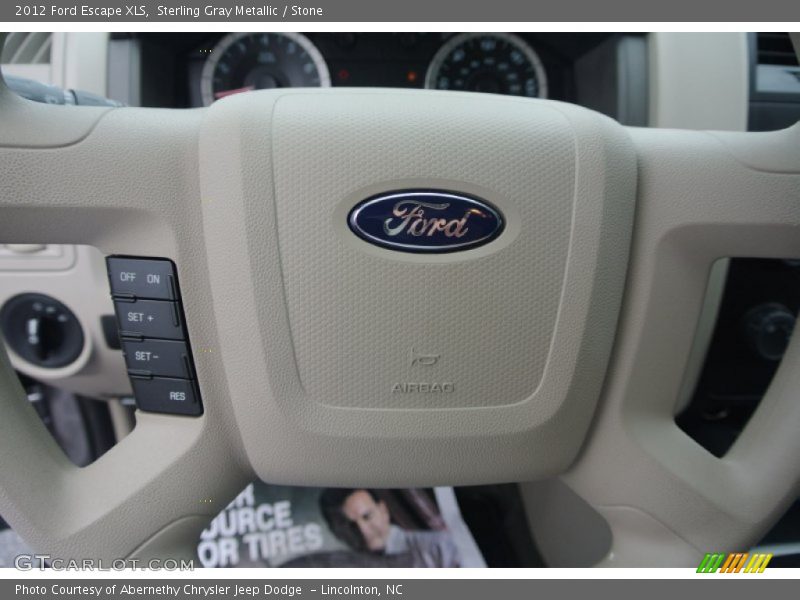 Sterling Gray Metallic / Stone 2012 Ford Escape XLS