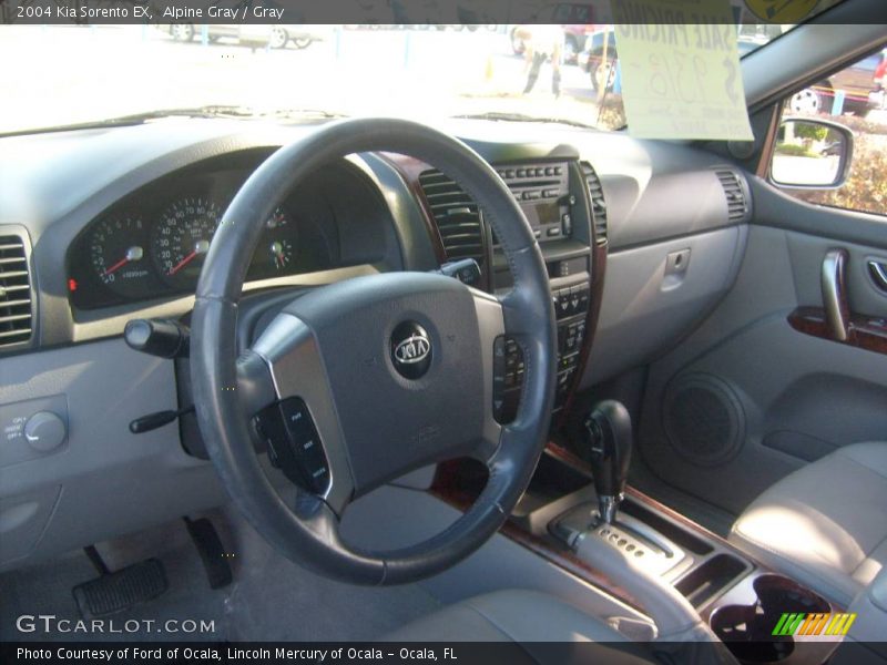 Alpine Gray / Gray 2004 Kia Sorento EX