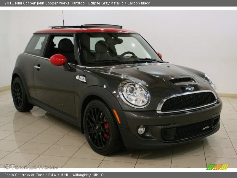 Eclipse Gray Metallic / Carbon Black 2011 Mini Cooper John Cooper Works Hardtop