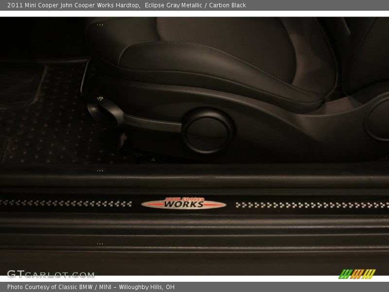 Eclipse Gray Metallic / Carbon Black 2011 Mini Cooper John Cooper Works Hardtop