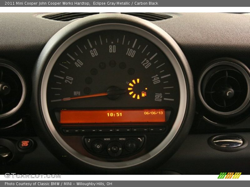 Eclipse Gray Metallic / Carbon Black 2011 Mini Cooper John Cooper Works Hardtop