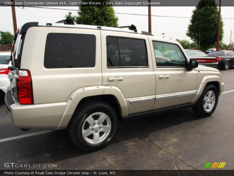 Light Khaki Metallic / Dark Slate Gray/Light Graystone 2006 Jeep Commander Limited 4x4