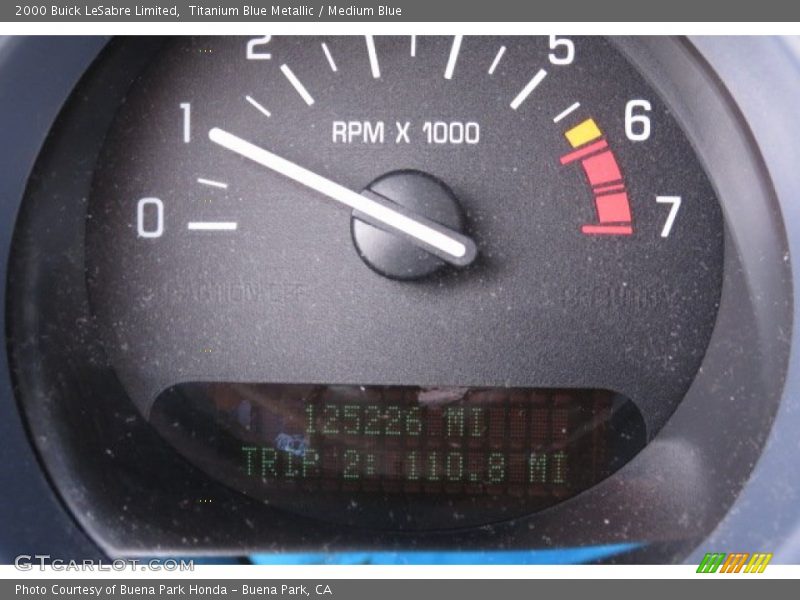 Titanium Blue Metallic / Medium Blue 2000 Buick LeSabre Limited