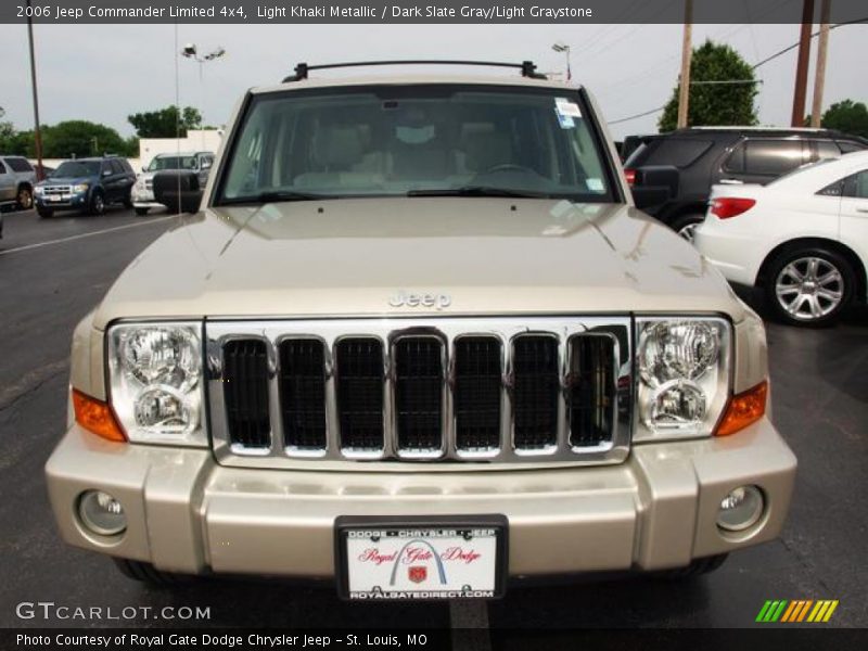 Light Khaki Metallic / Dark Slate Gray/Light Graystone 2006 Jeep Commander Limited 4x4
