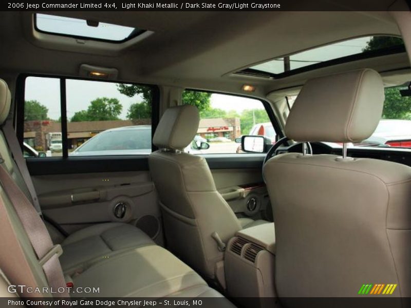 Light Khaki Metallic / Dark Slate Gray/Light Graystone 2006 Jeep Commander Limited 4x4