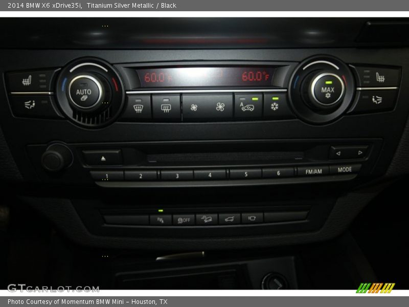 Titanium Silver Metallic / Black 2014 BMW X6 xDrive35i