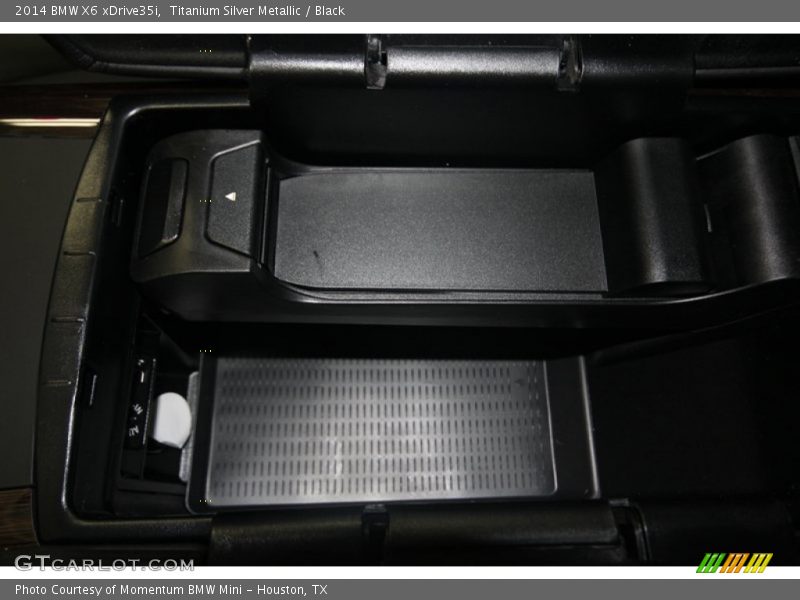Titanium Silver Metallic / Black 2014 BMW X6 xDrive35i
