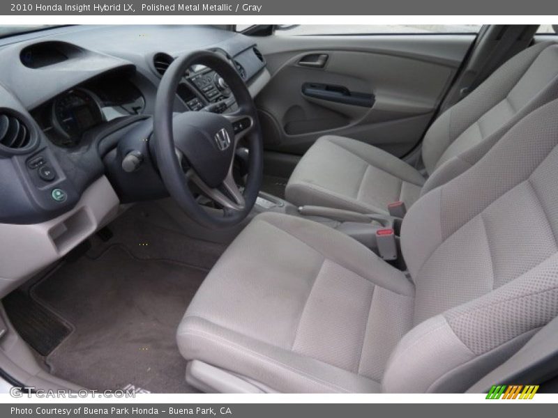 Polished Metal Metallic / Gray 2010 Honda Insight Hybrid LX